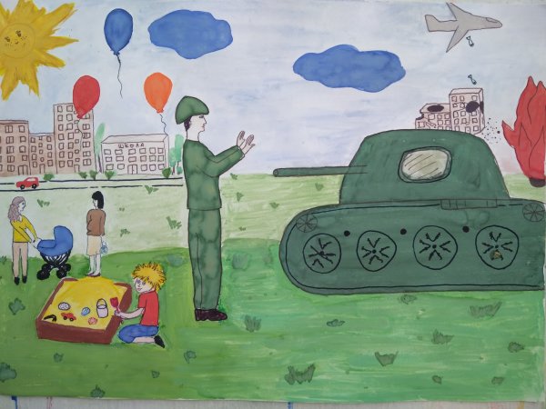 Рисунок мир и война глазами детей на конкурс