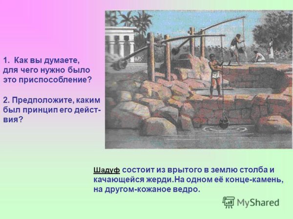 Шадуф это история