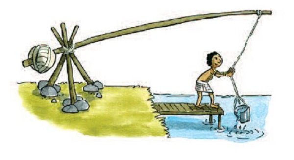 Шадуф колодец с журавлём