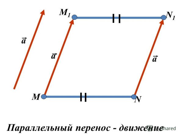 Параллельный перенос цветок