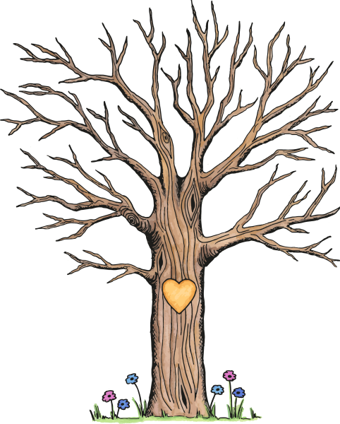 Ствол дерева без листьев