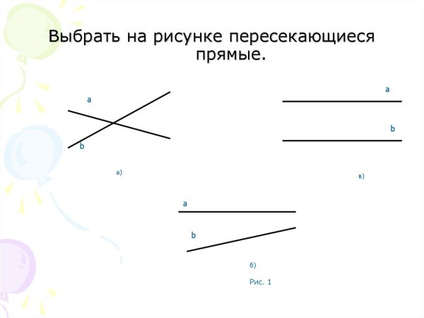 Геометрия 10 класс признак скрещивающихся прямых