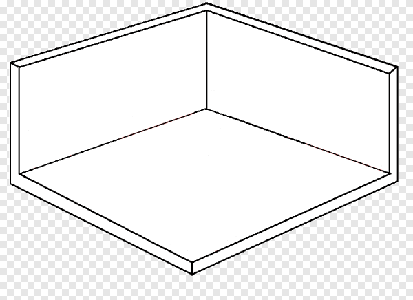 Чертеж пустой комнаты