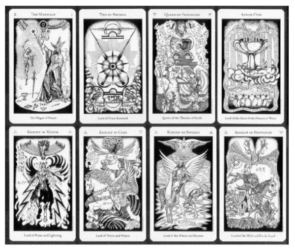 Золотое Таро Уэйт арт-нуво