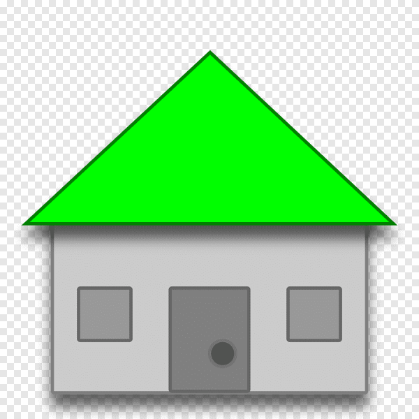 Треугольная крыша дома для детей