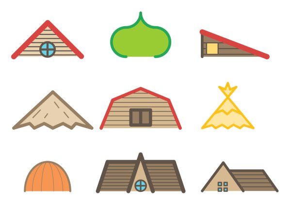 Крыша нарисованная