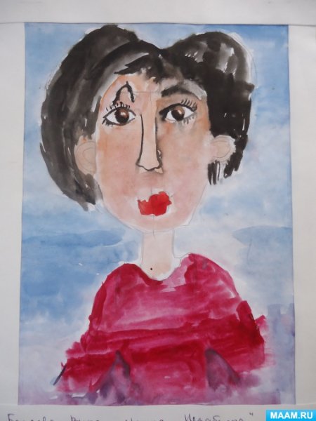 Портрет мамы