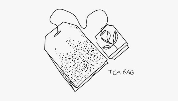 Пакетики черно белые