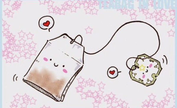 Рисунки на чайных пакетиках