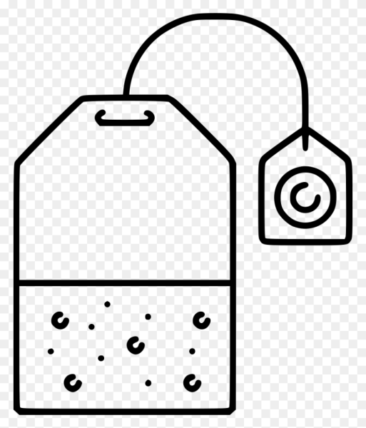 Пакетик чая иллюстрация