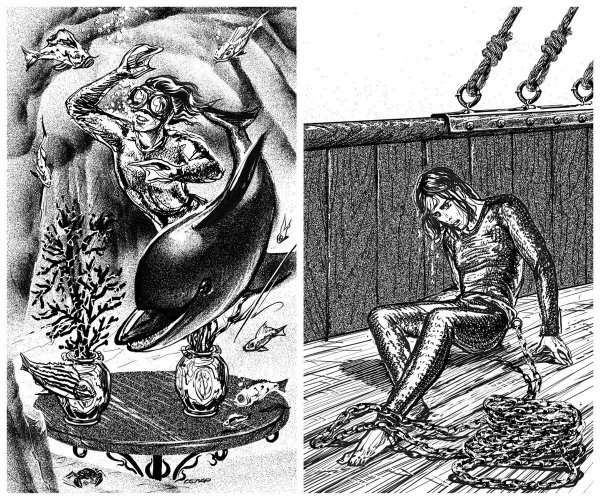 Иллюстрации к роману человек амфибия