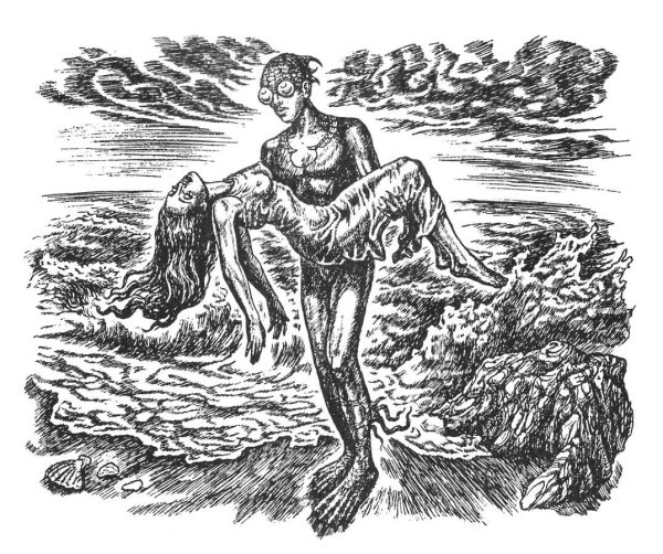 Беляев человек амфибия иллюстрации