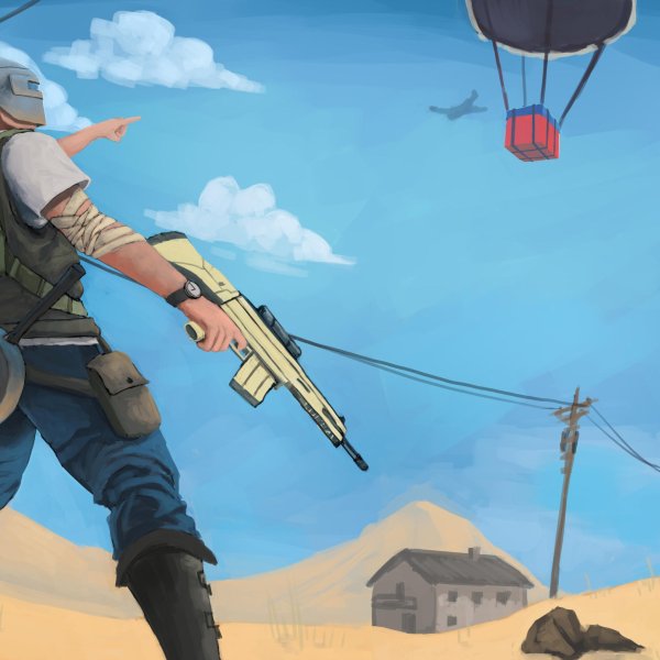 Арт ПУБГ мобайл