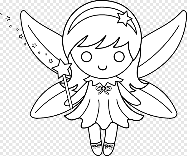 Раскраска. Феи