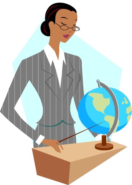 Учитель у доски