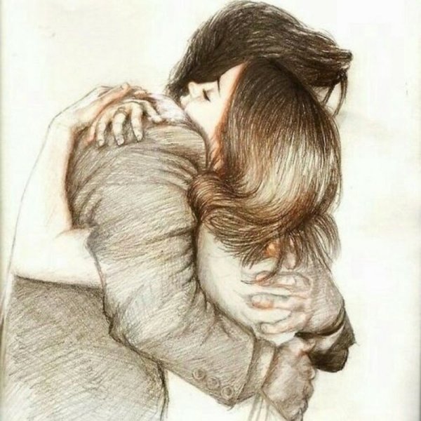 Объятия рисунок