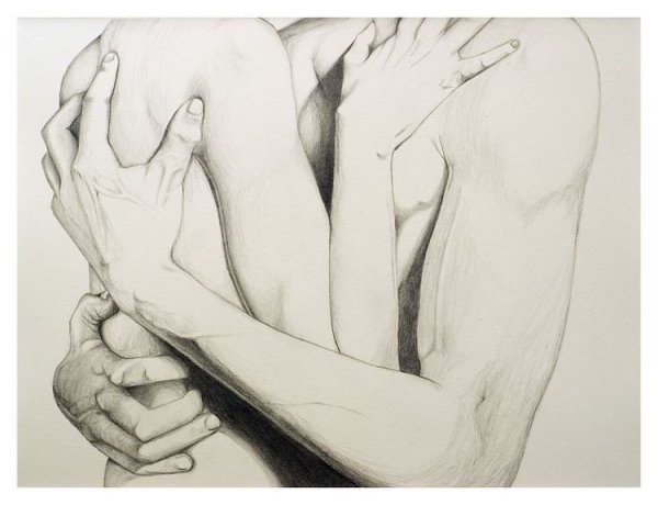 Объятия рисунок