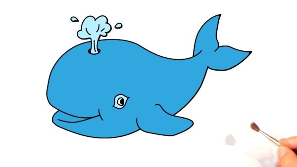 Нарисовать кита