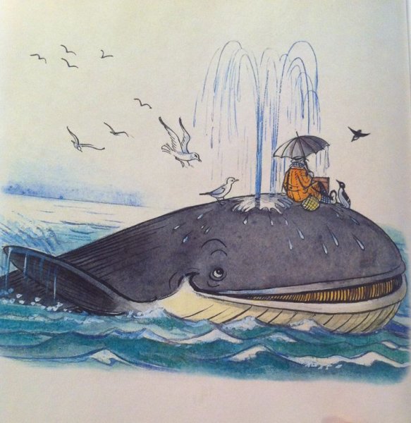 Рыба кит для детей