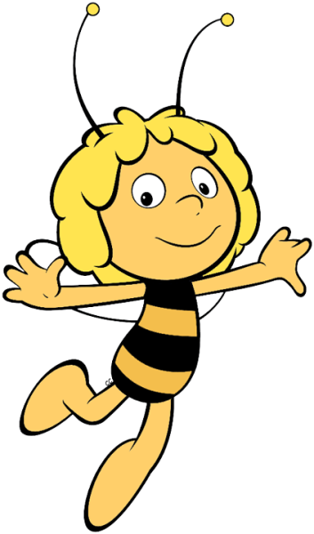 Пчелки для детей цветную