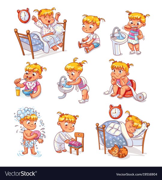 Раскраска гигиена для детей