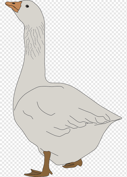 Гусь мультяшный