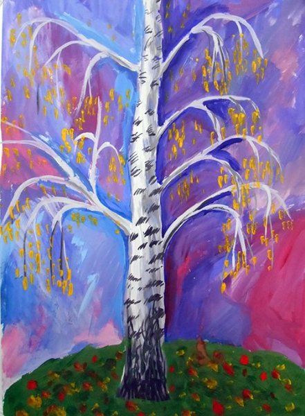 Рисование прощание с летом