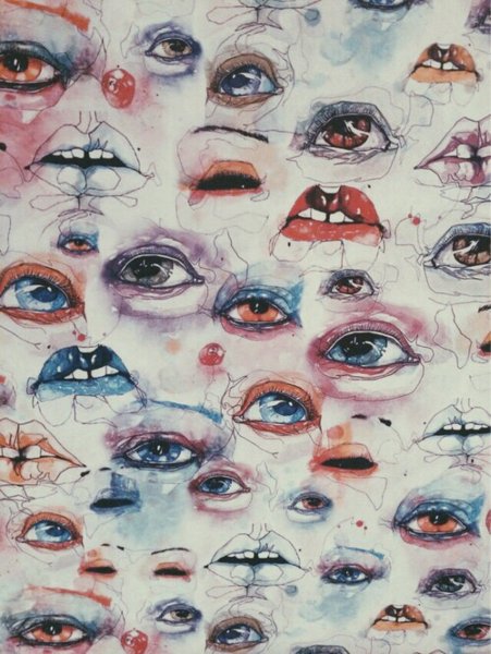 Эстетика глаза нарисованные