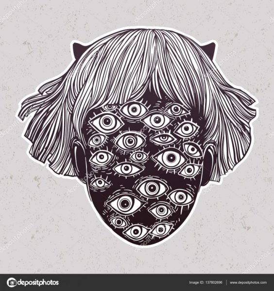 Много глаз арт