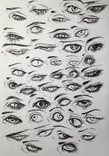 Стили рисования глаз