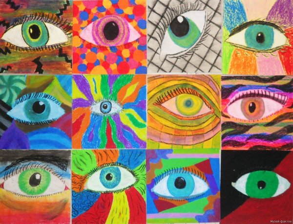 Коллаж из глаз