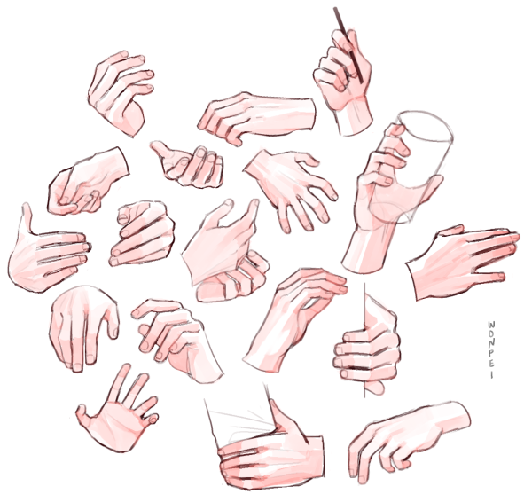 Руки референс