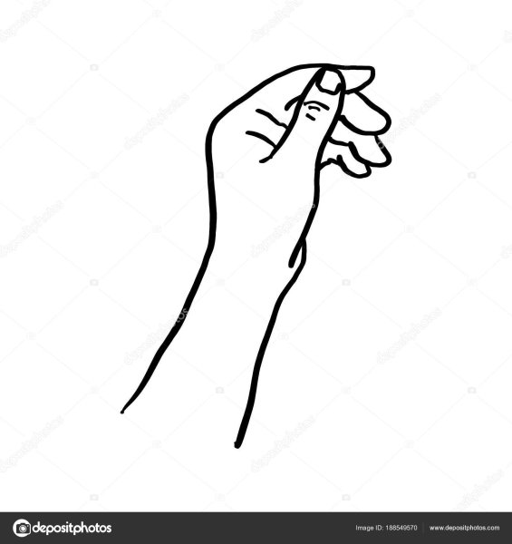 Нарисовать руки держащие