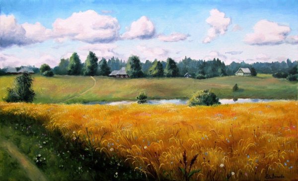 Художник ева Волкова картины