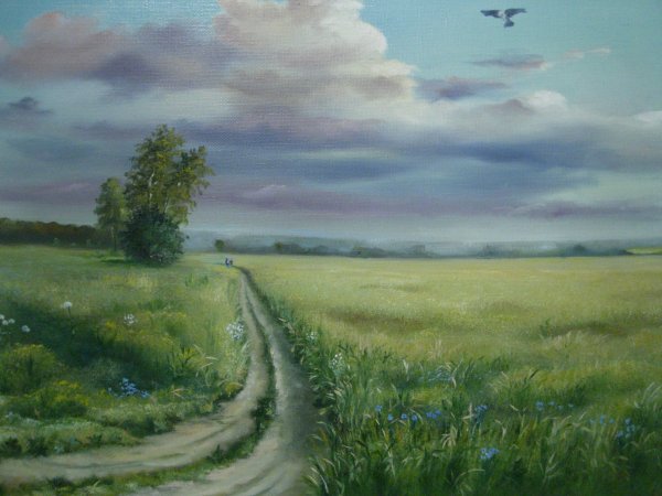 Художник Игорь Лобович летние пейзажи