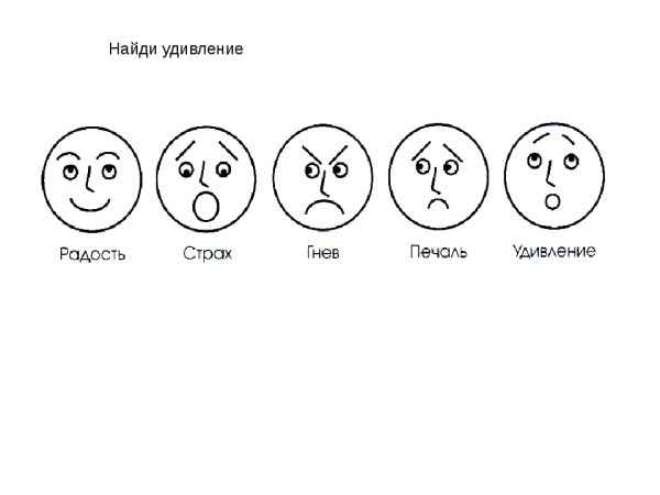 Пиктограммы эмоций для дошкольников