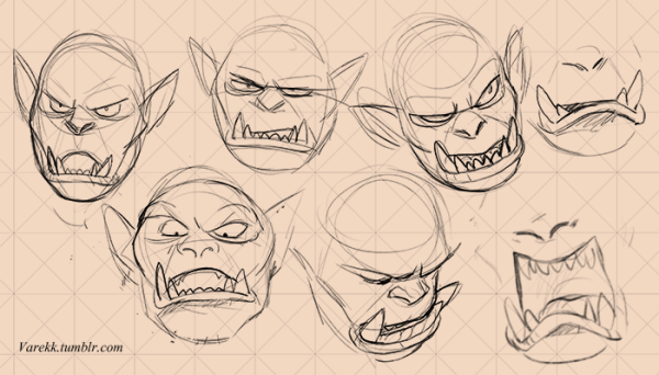 Злое лицо скетч