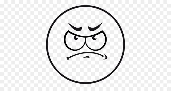 Сердитый смайлик