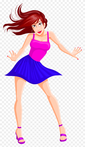 Танцующая девушка