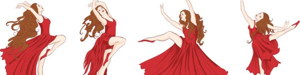 Танцовщица эскиз