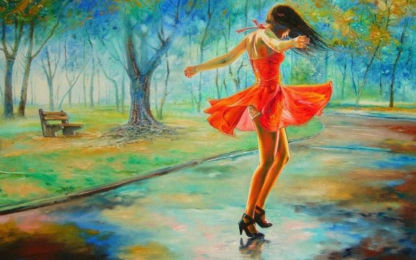 Танцовщица рисунок