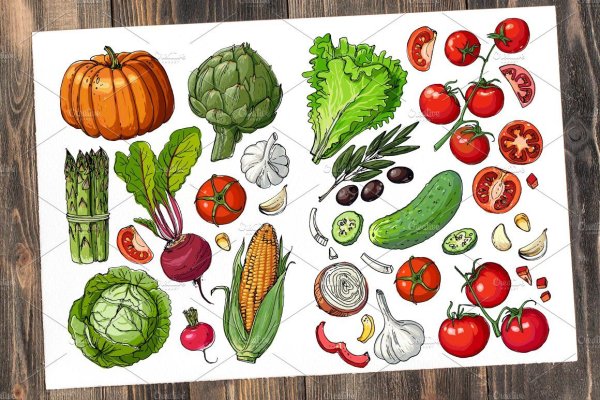 Овощи скетч
