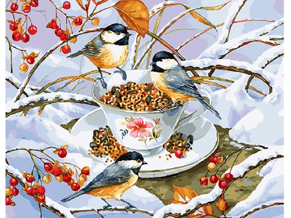 Новогодние Снегири