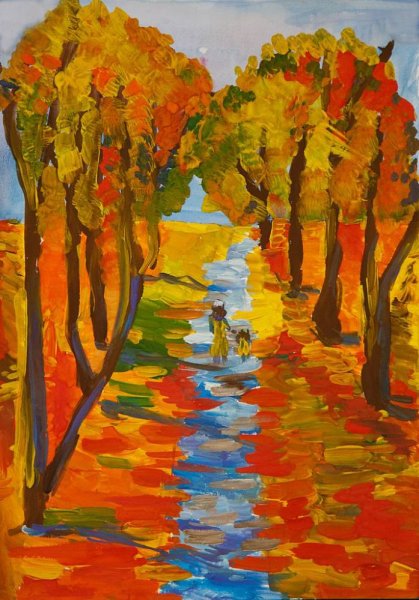 Рисование Золотая осень