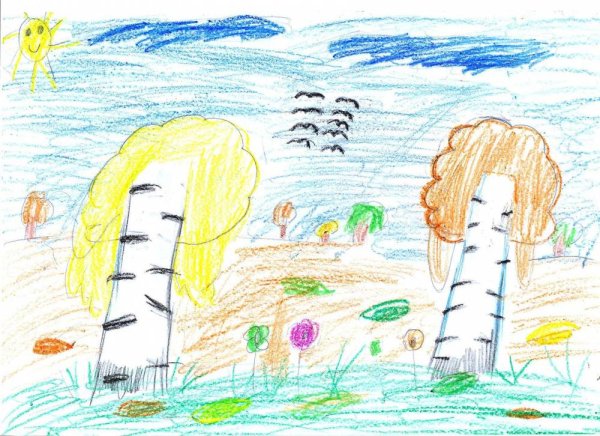 Конкурс рисунков Здравствуй осень