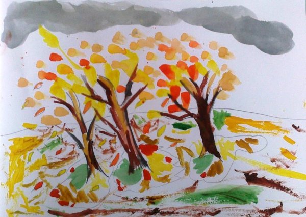 Рисунок на осеннюю тему