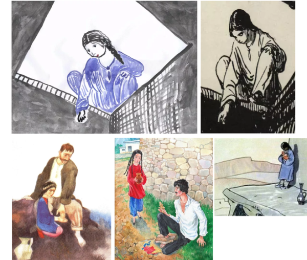 Кавказский пленник Жилин и Дина