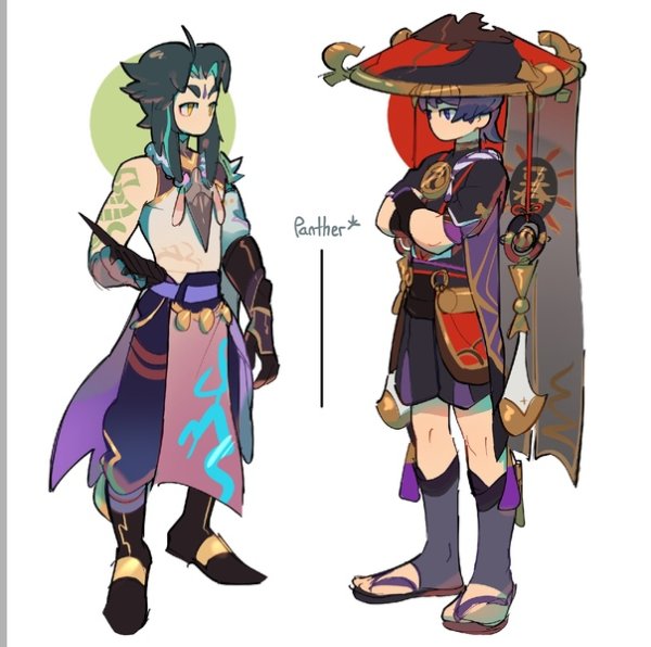 Кадзуха и Скарамучча