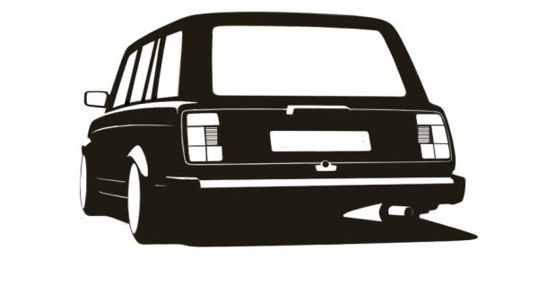 Лада 2104 эскиз сбоку