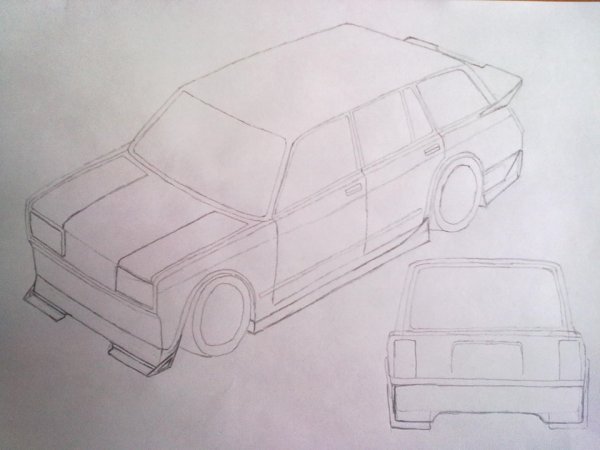 Раскраска Лада 2104